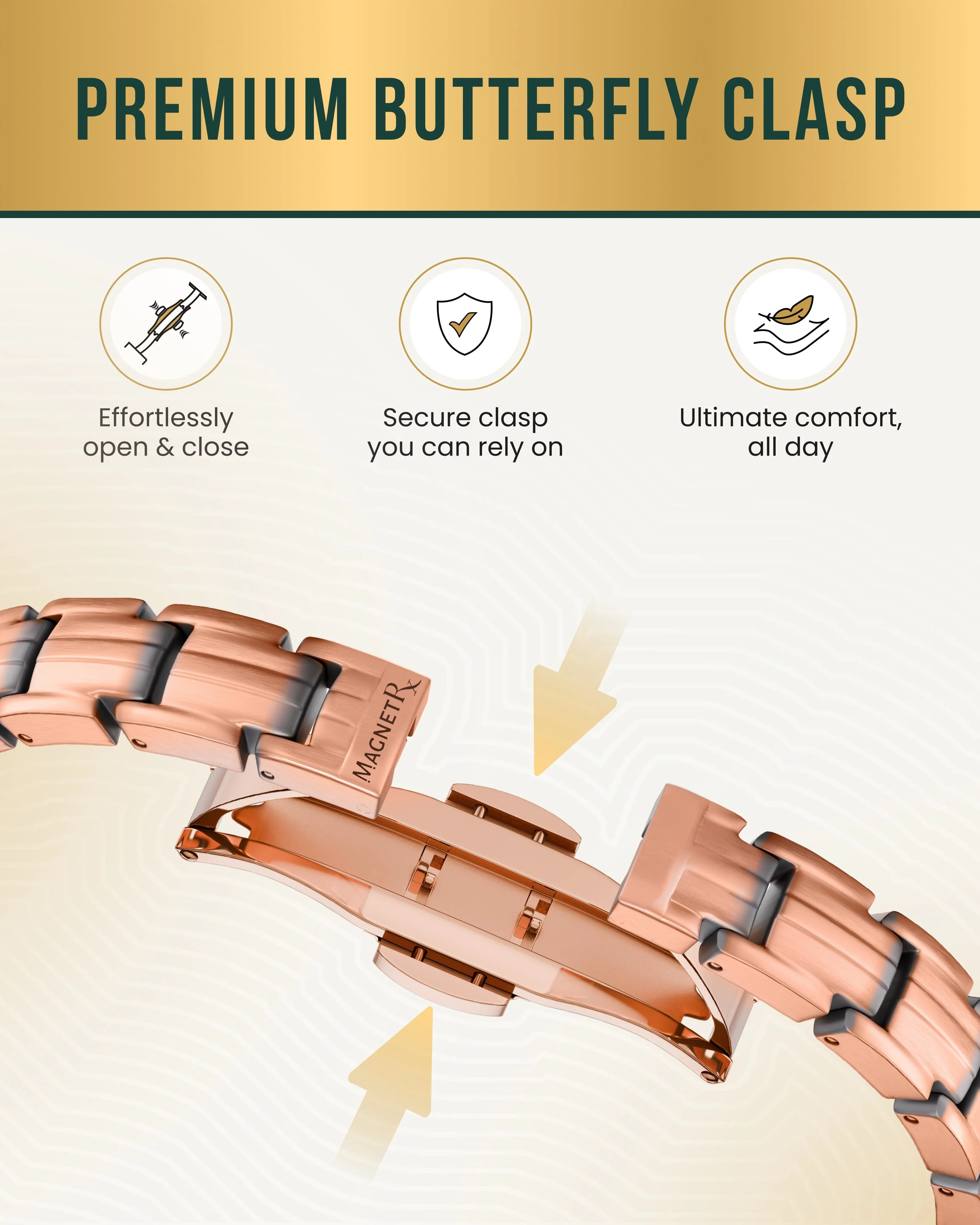 EllipseMAX Magnetic Copper Bracelet for Women - Image 5