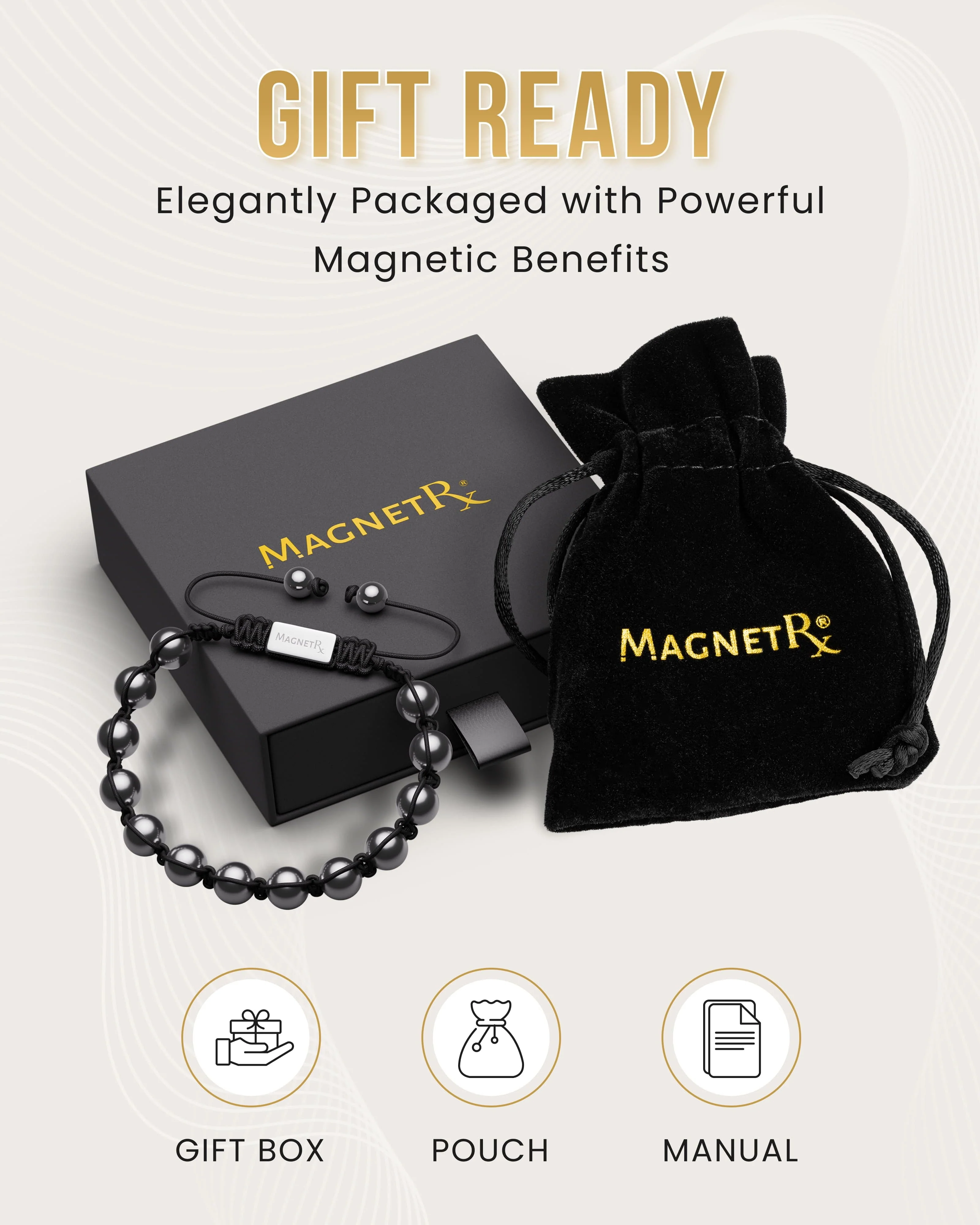 High Power Magnetic Hematite Bracelet Bali Style - Image 6
