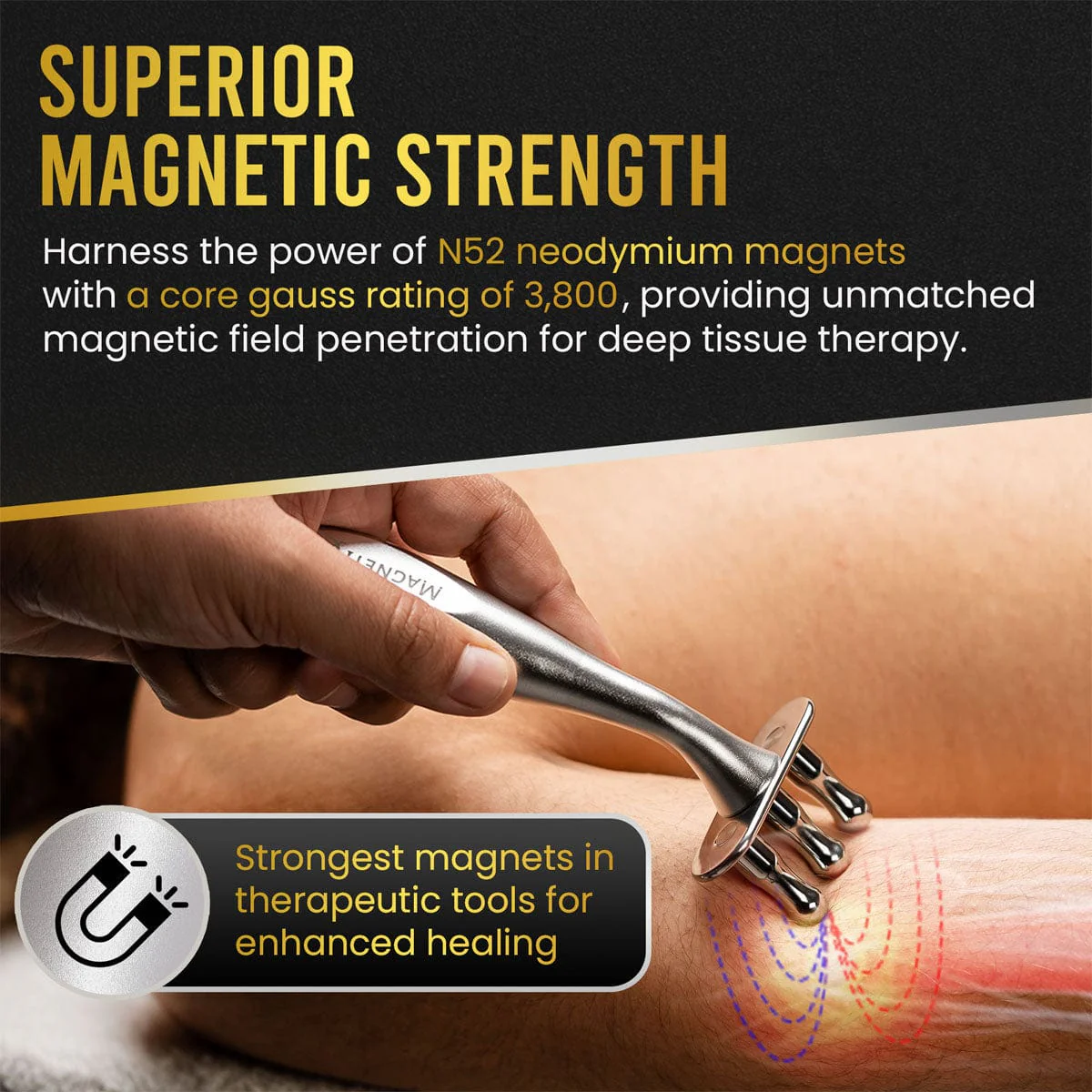 Magnetic Meridian Massage Fork - Image 2