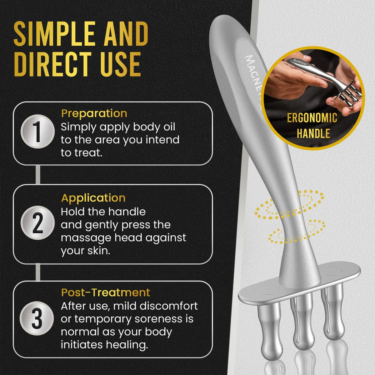 Magnetic Meridian Massage Fork - Image 5