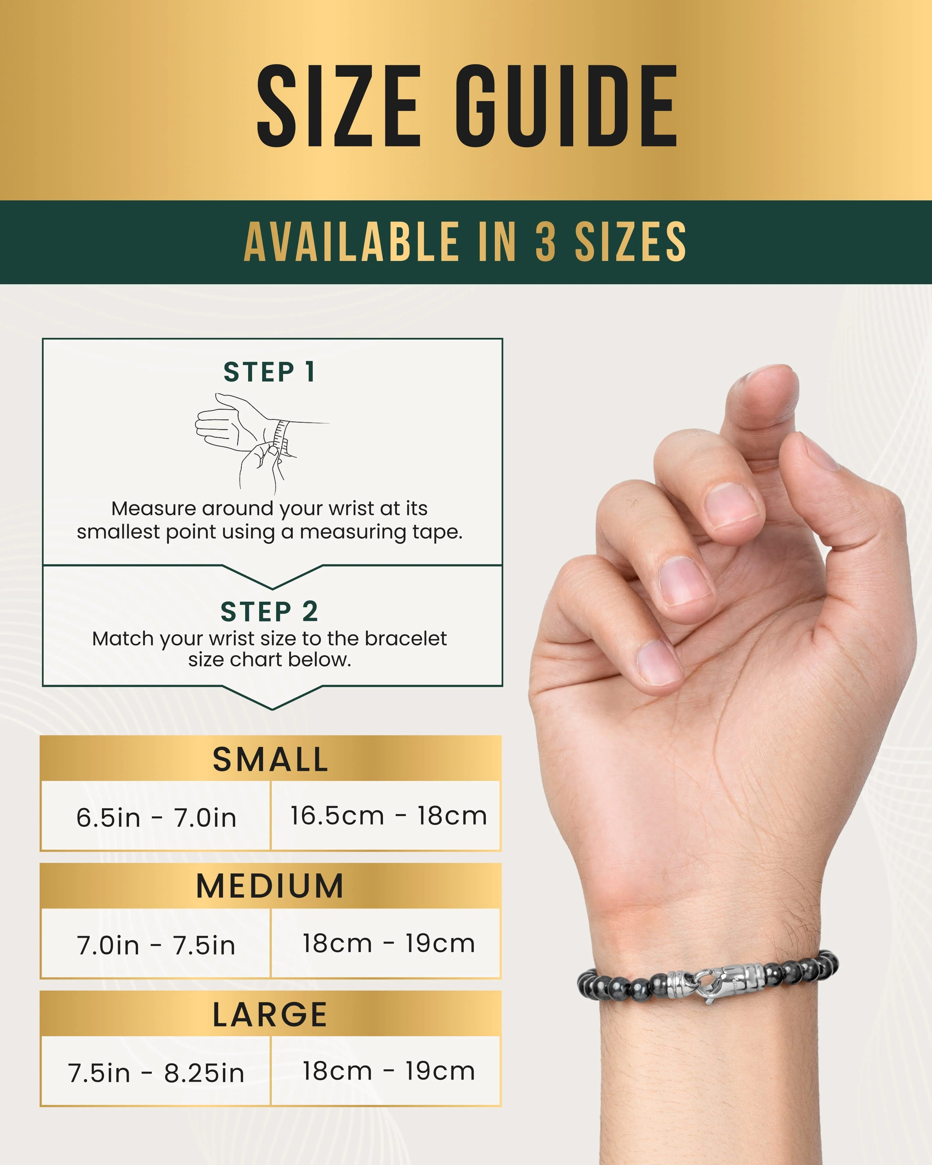 MAX Strength Magnetic Hematite Bracelet (Classic) - Image 5