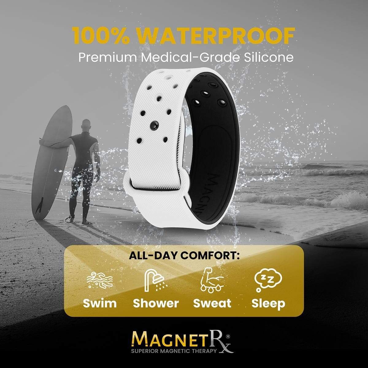Ultra Strength Sports Magnetic Bracelet (White) - Image 4