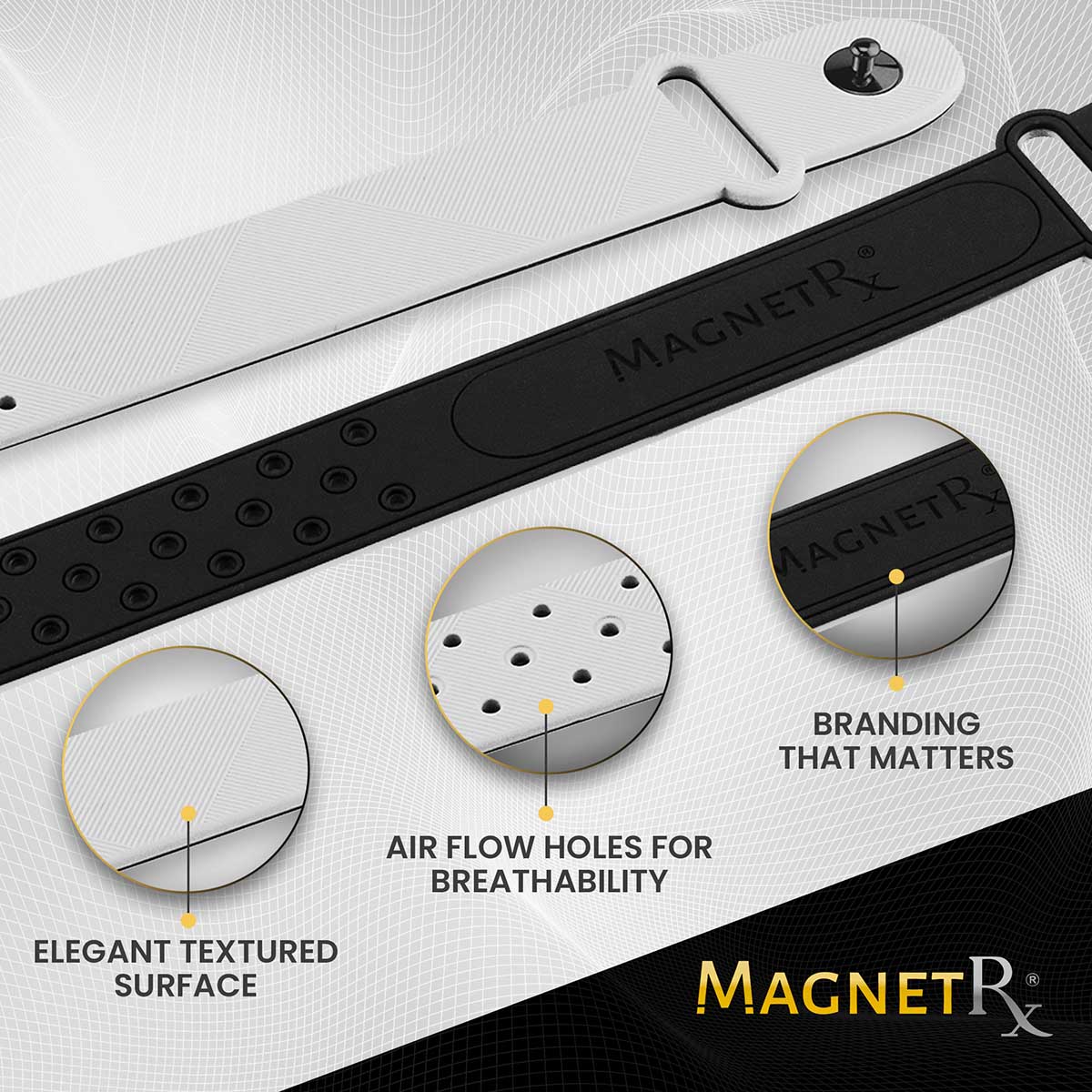 Ultra Strength Sports Magnetic Bracelet (White) - Image 6