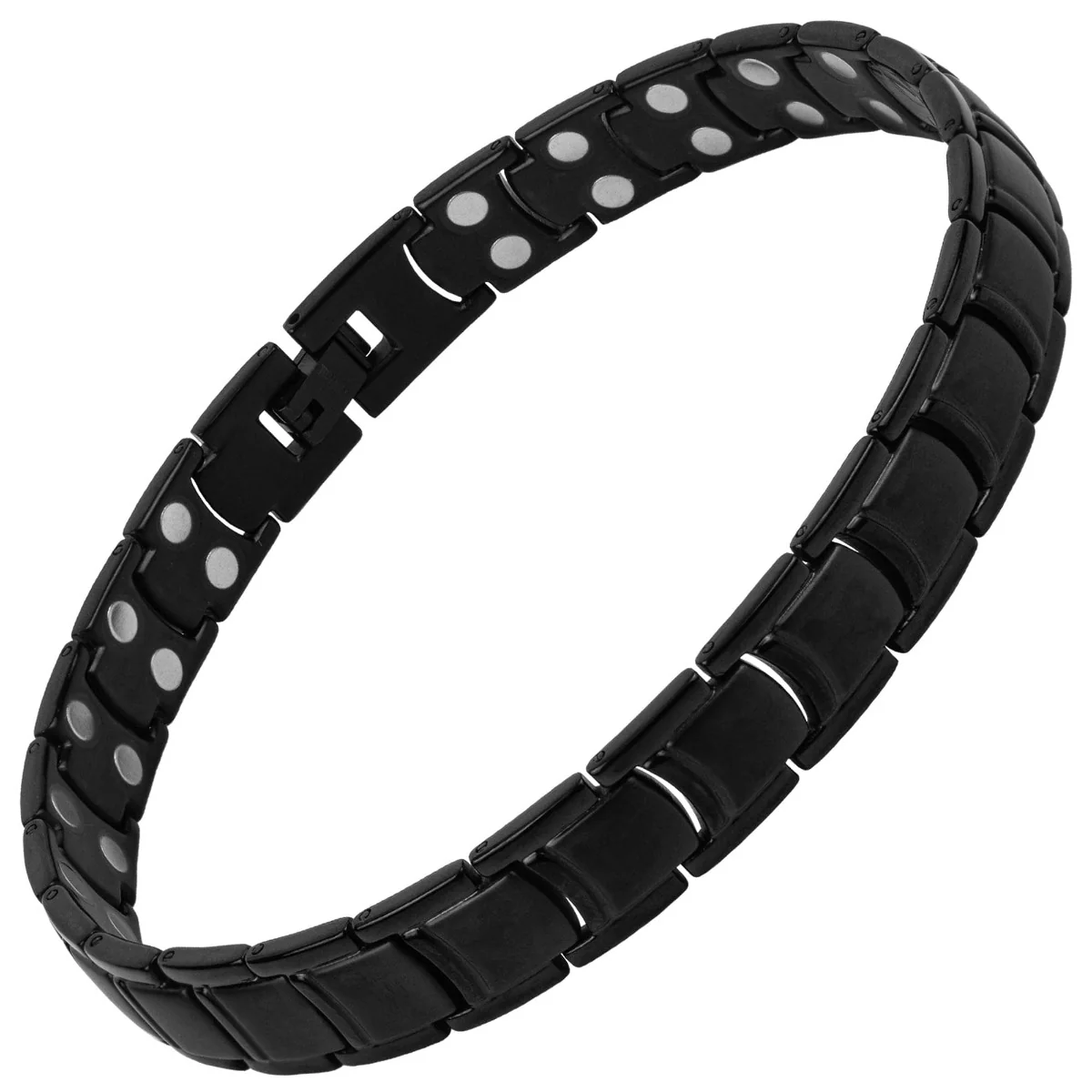 Ultra Strength Titanium Magnetic Therapy Anklet for Men (Black) - Image 10