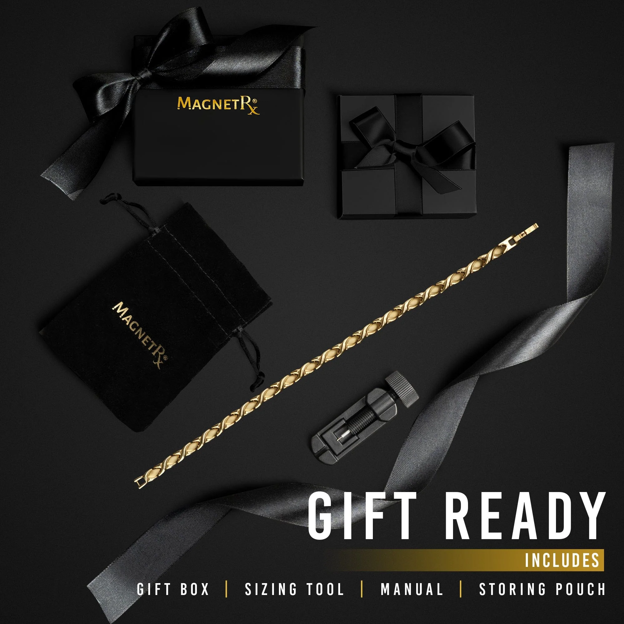 Ultra Strength Titanium Magnetic Therapy Anklet for Women (Gold) - Image 7
