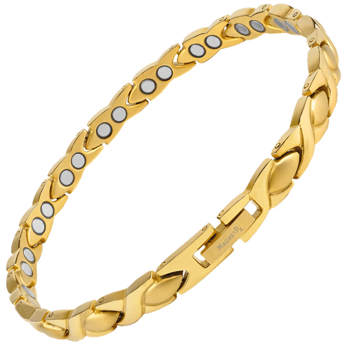 Ultra Strength Titanium Magnetic Therapy Anklet for Women (Gold) - Image 9
